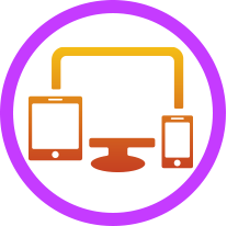 computer, tablet, mobile icons